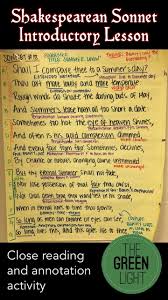 Shakespeare S Sonnets Introductory Powerpoint Worksheets Project Shakespeare Lessons Teaching Shakespeare Teaching Literature