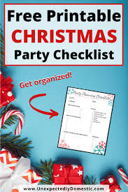Then, you can design a beautiful menu without the fuss using canva. Printable Party Planning Checklist Template Unexpectedly Domestic