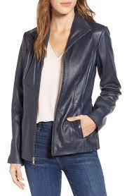 Cole Haan Lambskin Leather Jacket Nordstrom Lambskin Leather Jacket Fashion Leather Jacket