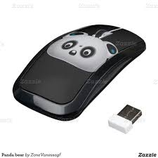 Panda Bear Wireless Mouse Zazzle Com Wireless Mouse Panda Bear Black Cat
