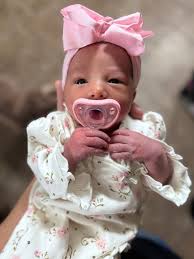 Our beautiful new lil' bundle of joy! Gramps and GiGi cannot wait to meet  you Miss Lottie Rose Hoeck!!💗