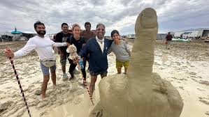 Burning Man 2023's Floods