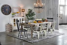 Light brown dining room table. Oak Express Interlude Dining Table Farmhouse Side Chairs Marie Metal Chairs Alternate Memorial Day Catalog 2018 The Front Door By Furniture Row