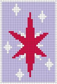 My niece is actually in my little pony and her favorite is rainbow dash. Twilight Sparkle Cutie Mark Cross Stitch Pattern By Moonprincessluna Deviantart Com On Deviantart Pony Bead Patterns Cross Stitch Cross Stitch Patterns