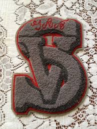 Maybe you would like to learn more about one of these? Reserved For Aahiggins Vintage Chenille Varsity Letter Letterman Sv Red Gray Retro High School Victoria Secret Wallpaper Flower Letters Vintage Patches