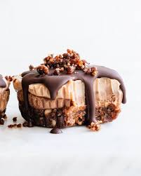 Mini Chocolate Peanut Butter Cheesecakes Not Your Traditional Cheesecakes But Equally In 2020 Food Photography Dessert Dairy Free Cheesecake Food Processor Recipes