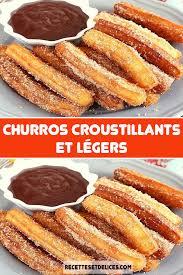 Churros Croustillants Et Legers En 2020 Churros Churros Facile Recette Churros
