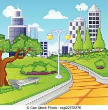 park bench illustration clip art vector summer day in public city park stock illustration royalty city sketch park city park