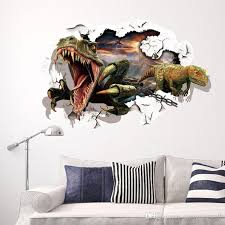 Of course, cute doesn't necessarily come cheap. Dinosaur Breaking Out Of The Wall To Escape 3d Wall Decal Stickers Decor Diy Home Decroation Cartoon Wall Art Murals Stickers From Magicforwall 5 28 Dhgate Com