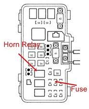 I'm trying to locate the fuse or fuses for the horn in my f30 2012 328i luxury. Solved My Horn Keeps Going Off Intermitently How Do I Stop It 1998 2002 Honda Accord Ifixit