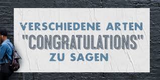Herzlichen glückwunsch zur geburt deiner tochter! Wie Gratuliere Ich Auf Englisch