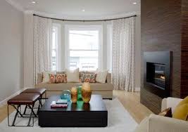 Bay windows are difficult to dress. Bow Curved And Bay Window Coverings Solutions Contemporary Curtains Living Room Windows Bow Window Curtains Curtains Living Room Modern