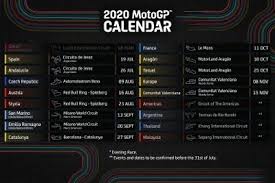 Only popular calendar lists are available here else if you want to check all the detailed 2020 holidays of malaysia, then you can visit our separate page for holidays. Motogp Is Back 2020 Calendar Released Motogp