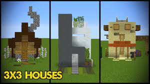 Minecraft Microhouses 3x3 House Tutorial Youtube Minecraft House Tutorials Minecraft House Designs Minecraft Tutorial
