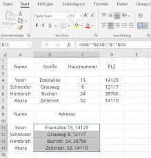 Excel Zellen Verbinden Und Zusammenfuhren Anleitung Ionos