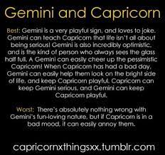 Gemini And Capricorn Tumblr Gemini Love Capricorn Gemini Compatibility Gemini Compatibility