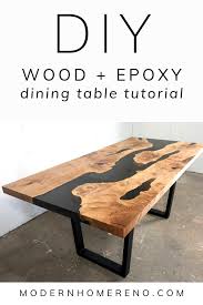 Article by lynn | nourish and nestle. Create Your Own Wood And Epoxy Dining Table Wood Dining Table Modern Diy Furniture Making Wood Dining Table