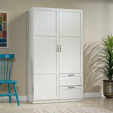 Keep your art supplies tidy and organized in a storage cabinet. Sauder Select Wardrobe Storage Cabinet 420495 Sauder Sauder Woodworking