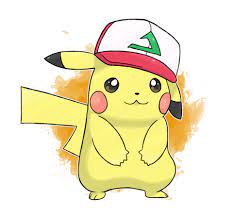 Pokemon 20th Movie I Choose You Ash Pikachu Original Cap Pikachu Pokemon Pikachu Drawing