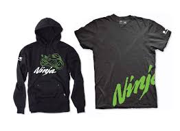 Fx Kawasaki Ninja 2 Piece Men Apparel T Shirt Hoody Combo Motocross Motorcycle