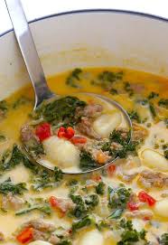 7 Ingredient Easy Zuppa Toscana Creamy Gnocchi Soup With Kale And Sausage Gimme Some Oven Recipe Easy Zuppa Toscana Recipe Recipes Toscana Recipe