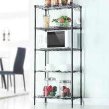 They're especially useful in areas that require clean, open and light weight shelving. Zimtown Wire Shelving 5 Tier Metal Storage Rack Shelf 5 Shelf Shelves Unit Kitchen Walmart Com Walmart Com