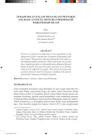 Occasional anxiety is an expected part of life. Pdf Terapi Solat Dalam Menangani Penyakit Gelisah Anxiety Menurut Perspektif Psikoterapi Islam
