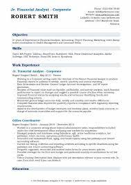Your language should be simple, and your message should be concise. Junior Financial Analyst Resume Samples Qwikresume