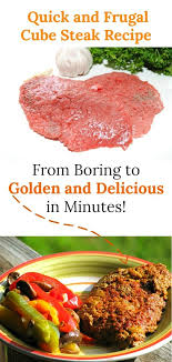 Easy Pan Fried Cube Steaks Recipe Cube Steak Recipes Tender Cube Steak Recipe Cube Steak