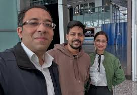 Always a happy feeling to meet you mr past students