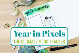A Year In Pixels The Ultimate Mood Tracker Littlecoffeefox