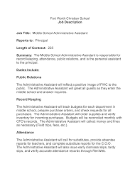 Administrative assistant duties and responsibilities include providing administrative support to ensure efficient operation of the office. Kostenloses School Administrative Assistant Job Description