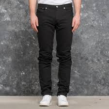 a p c petit standard jeans black footshop