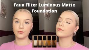 NEW HUDA #FAUXFILTER LUMINOUS MATTE