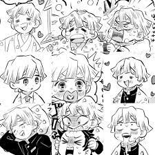 ぴーすけ ztp akの漫画作品一覧 イラスト アニメチビ きめつのやいば イラスト