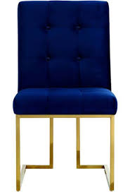 Navy Blue Velvet Dining Chairs With Gold Legs River House Decor Blue Velvet Dining Chairs Chair