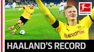 Erling Haaland S Record 5 Goals In 56 Minutes For Dortmund Youtube