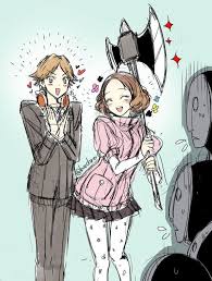 Yosuke And Haru Ah What A Beatiful Pair Of Cinnamon Rolls Persona 5 Persona Crossover Persona 5 Memes