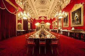 Buckingham palace has served as the official london residence of the uk's sovereigns since 1837 and today is the administrative headquarters of the monarch. Palace Dining Room Youth Theatre At Buckingham Palace Helen Maybanks Photography Blog Buckingham Palace Palace Interior Opulent Interiors