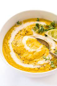 Healing Turmeric Cauliflower Soup Vegan Gf Simply Quinoa Recipe Vegan Soup Recipes Cauliflower Soup Recipes Turmeric Cauliflower