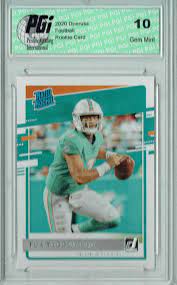 When it comes to the tua tagovailoa rookie card market, leaf and panini jumped out to a fast start. Tua Tagovailoa 2020 Donruss 302 Rated Rookie Card Pgi 10