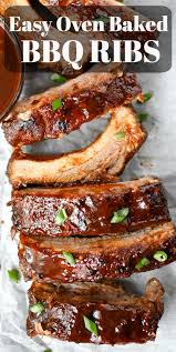 Easy Oven Bbq Baked Ribs Recipe Butter Your Biscuit Recipe In 2020 Baked Ribs Ribs Recipe Oven Baked Ribs Recipe