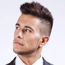 Use two contrasting dyes like black and red on both sides of the head to create the middle part that the eboy haircut utilizes. 20 Mens Hairstyles Shaved Sides Mens Hairstyles 2020
