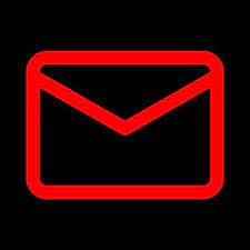 Red Mail App App Icon Design Ios Icon Iphone Wallpaper Logo