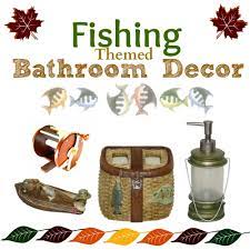 Bath collections bathroom tray bathroom tumbler bathroom wastebasket shower curtain shower curtain hooks soap dish soap dispensers toothbrush holder traditional bohemian modern. Best Fishing Themed Bathroom Decor