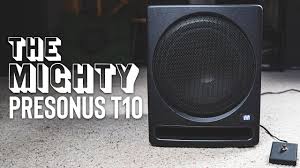 Presonus temblor t10 10 inch powered studio subwoofer. Presonus Temblor T10 Overview Youtube