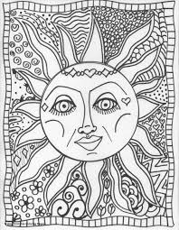 Trippy Coloring Pages Moon Coloring Pages Tumblr Coloring Pages Sun Coloring Pages