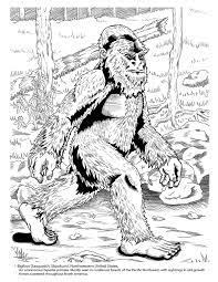 Bigfoot sasquatch coloring pages sketch coloring page. Cryptozoology On Behance
