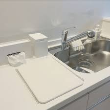 キッチン ゴミ箱 ダストボックス ティッシュケース 水切りマット などのインテリア実例 2017 08 21 21 43 30 roomclip ルームクリップ ティッシュケース ゴミ箱 キッチン キッチン 水切り