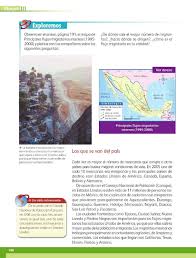 Geografía grado 4° generación primaria Ni De Aqui Ni De Alla Bloque Iii Leccion 3 Apoyo Primaria